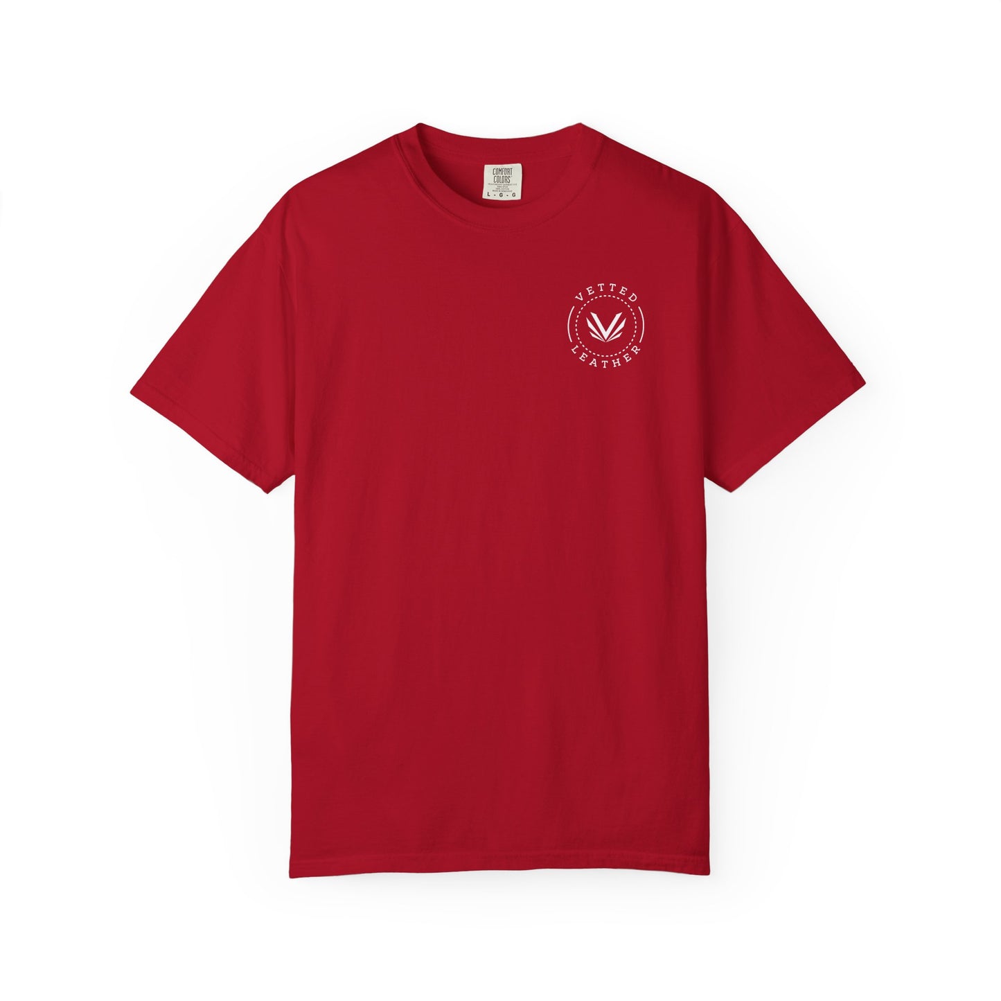 Vetted Leather T-Shirt Comfort Colors (Front Only)