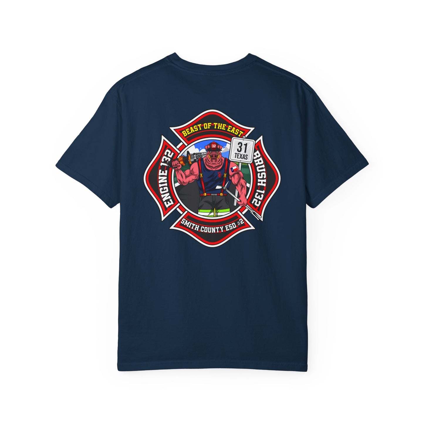 Station 32 T-Shirt (On Duty) Comfort Colors