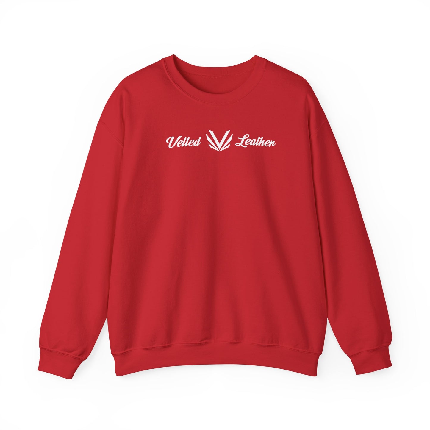 Vetted V Leather Sweatshirt (Front Only)