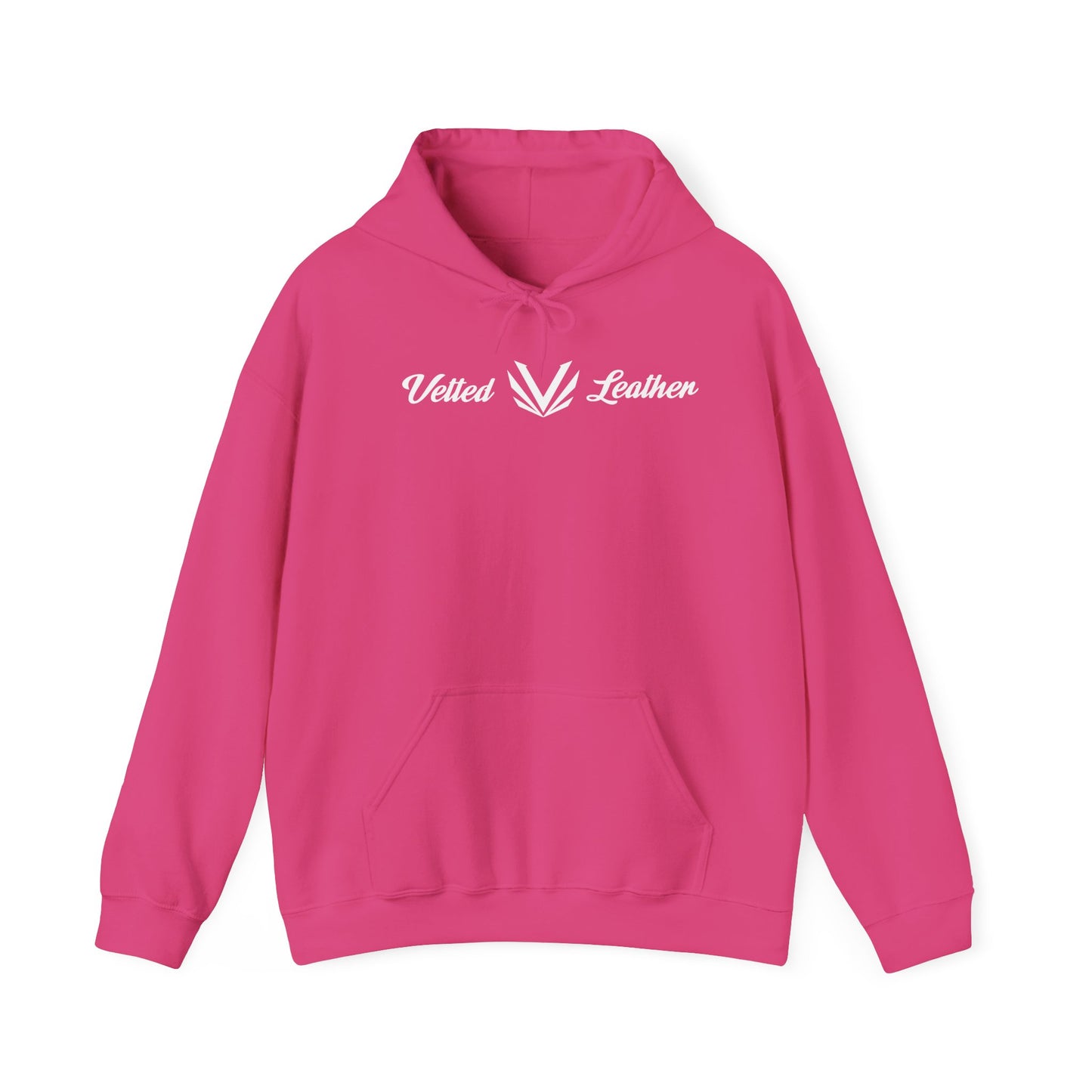 Vetted V Leather Hoodie Gildan