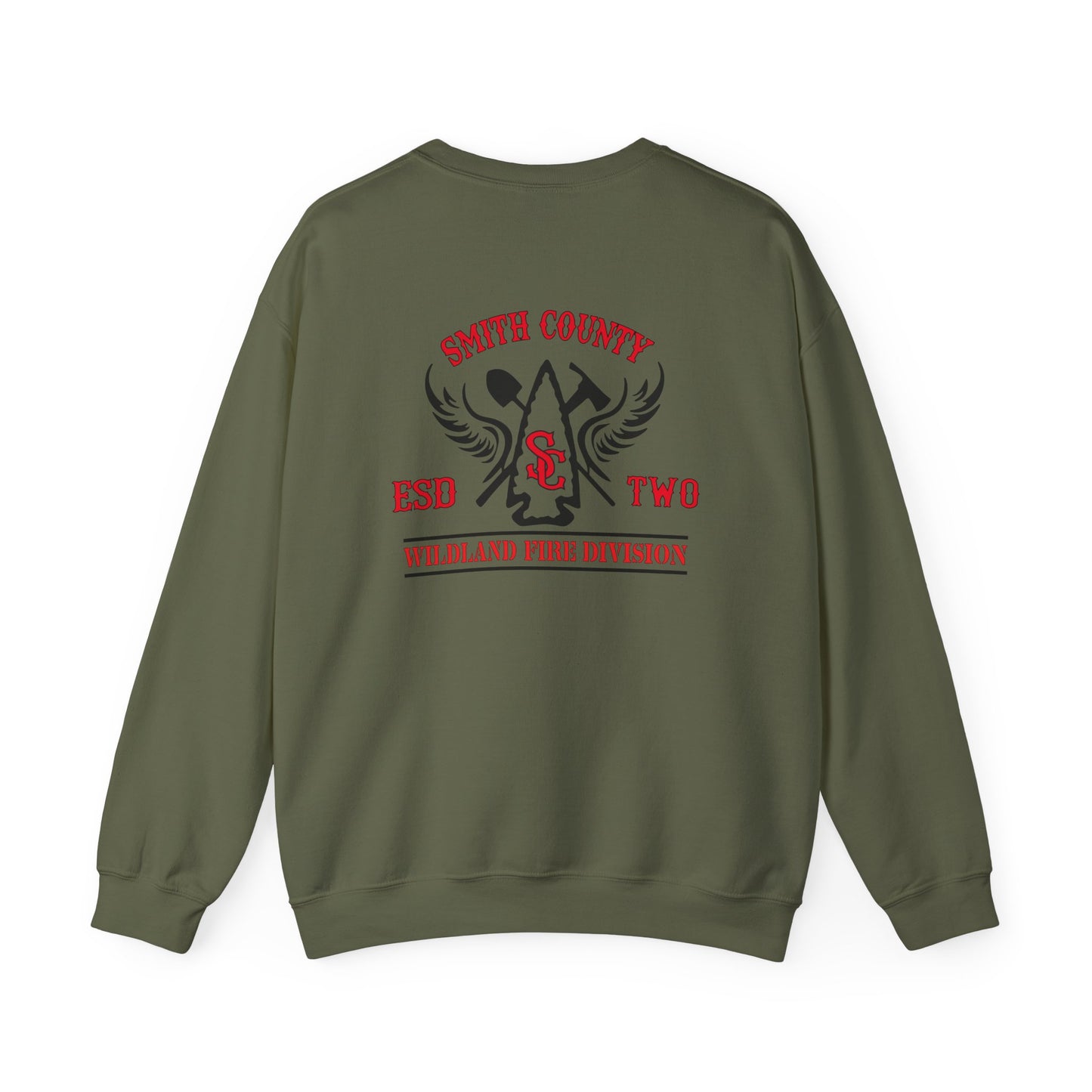 Smith County ESD2 Wildland Div. Sweatshirt (On Duty) Gildan