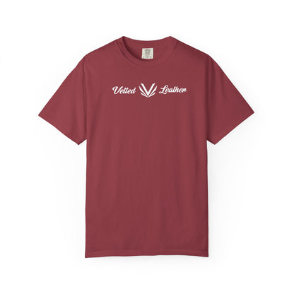 Vetted V Leather T-Shirt Comfort Colors (Front Only)