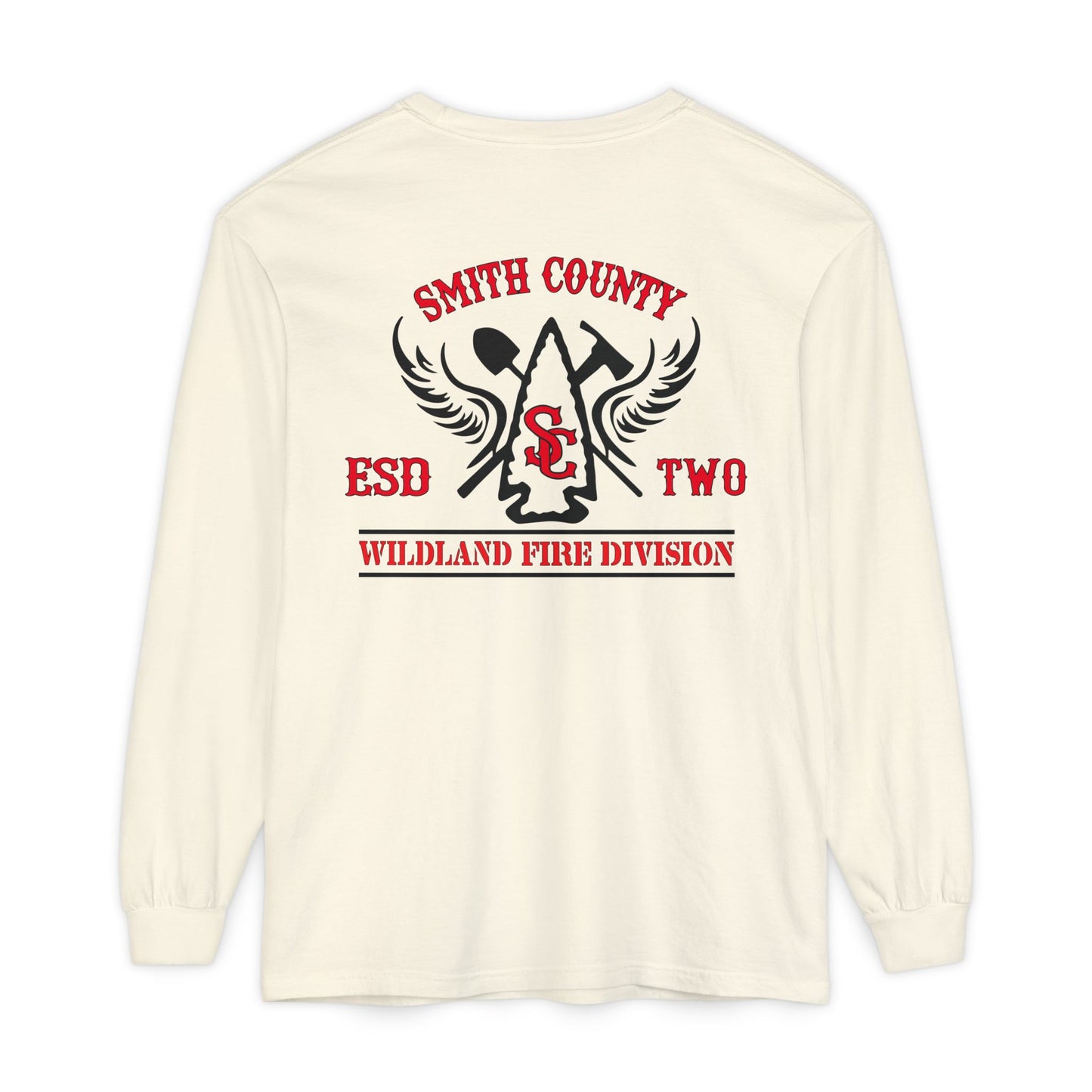 Smith County ESD2 Wildland Div. Long Sleeve Shirt (On Duty) Comfort Colors