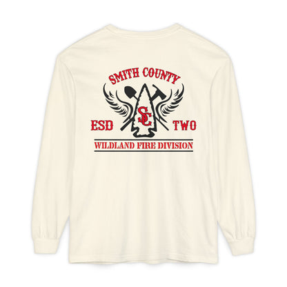 Smith County ESD2 Wildland Div. Long Sleeve Shirt (On Duty) Comfort Colors