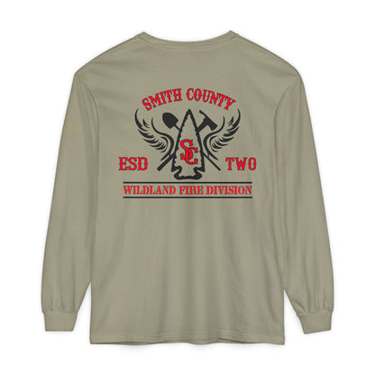 Smith County ESD2 Wildland Div. Long Sleeve Shirt (On Duty) Comfort Colors