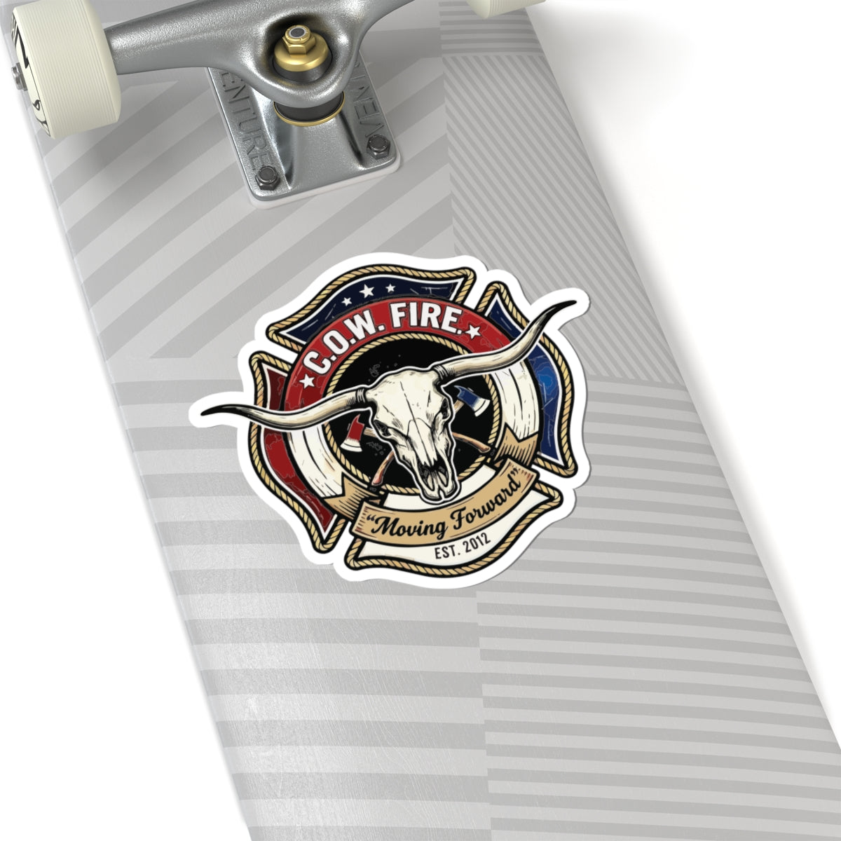 C.O.W. Station Logo Sticker