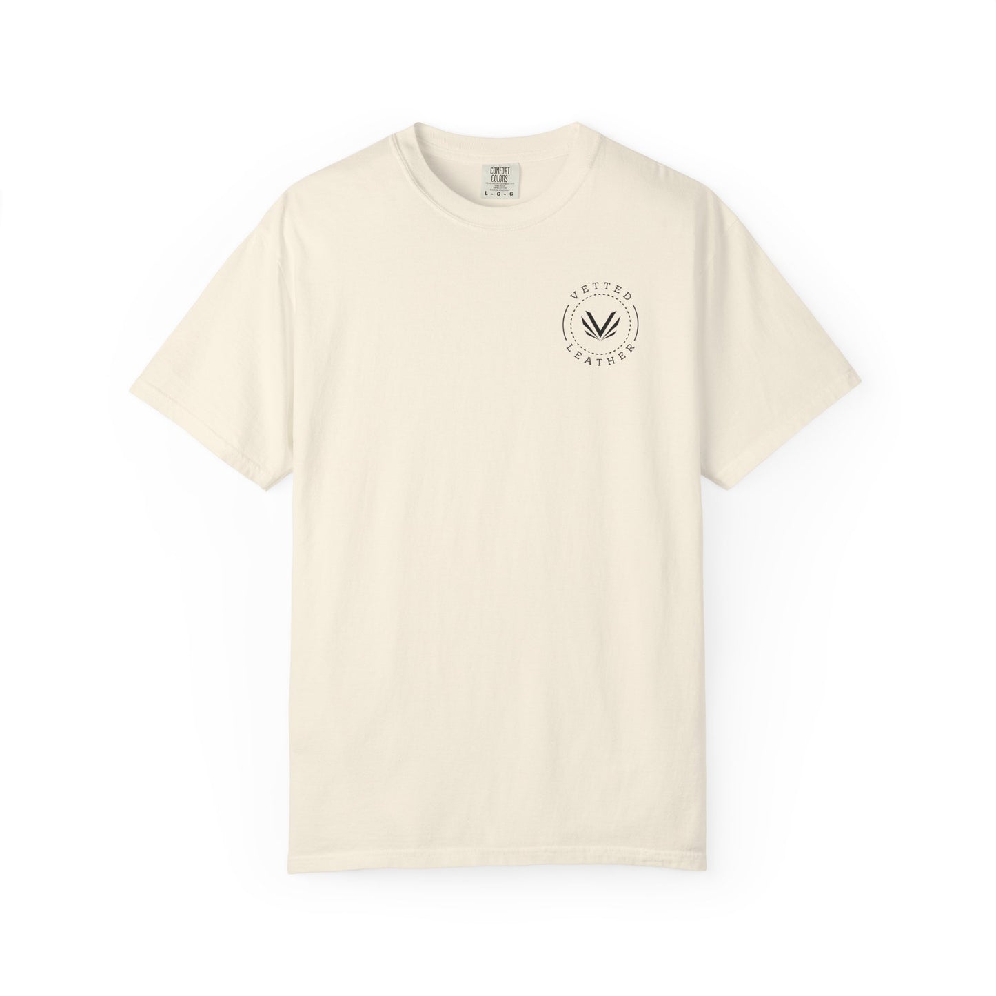Vetted Leather T-Shirt Comfort Colors (Front Only)