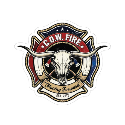 C.O.W. Station Logo Sticker