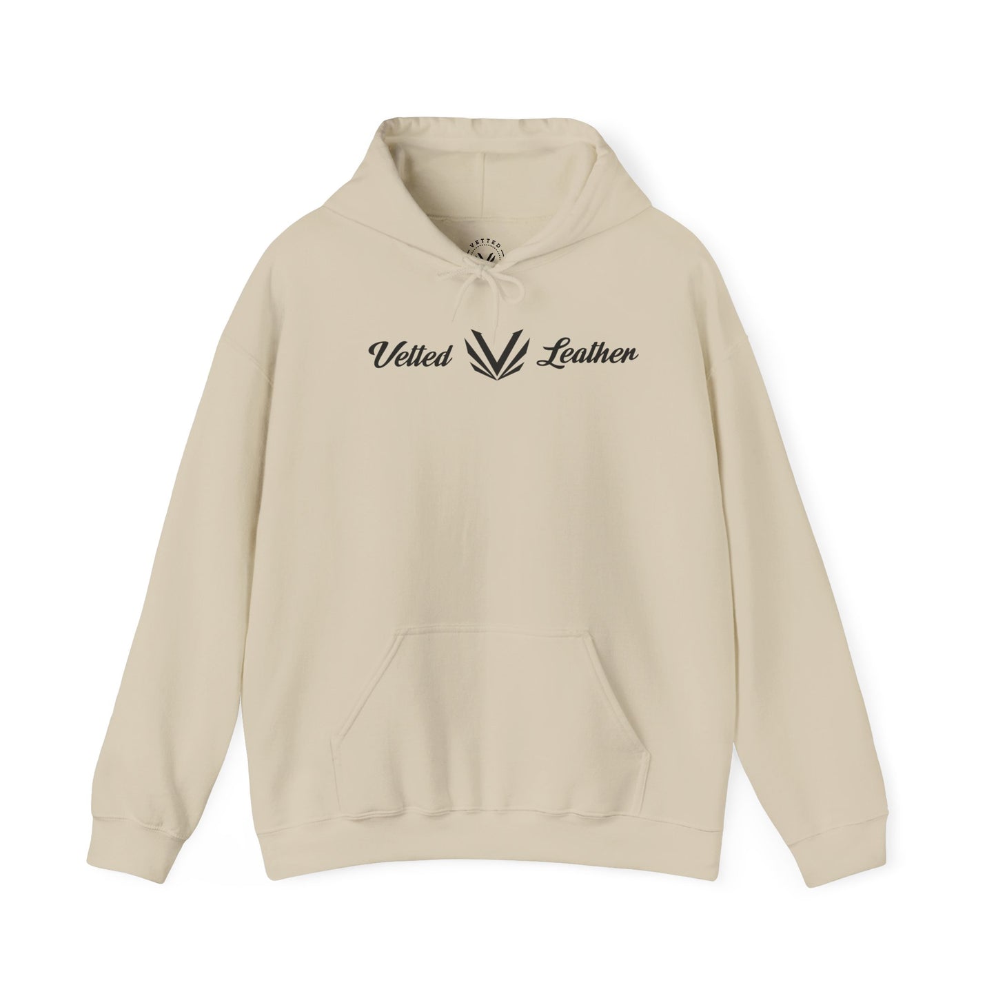 Vetted V Leather Hoodie Gildan