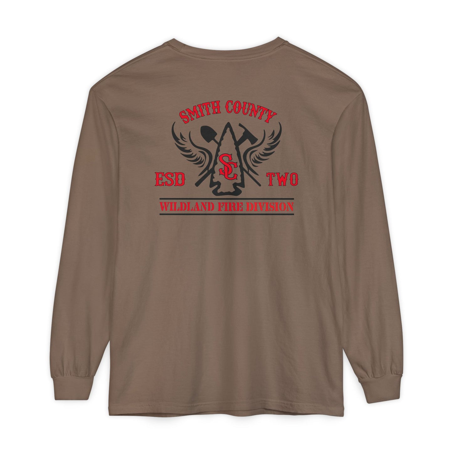 Smith County ESD2 Wildland Div. Long Sleeve Shirt (On Duty) Comfort Colors