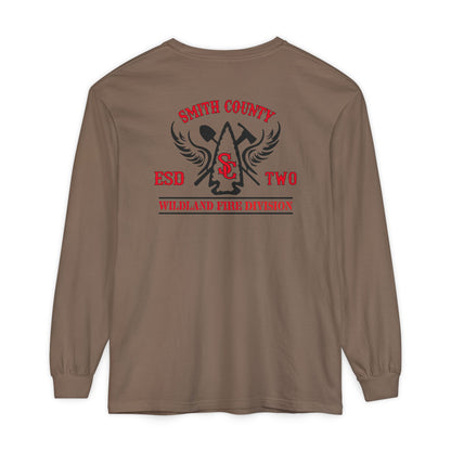Smith County ESD2 Wildland Div. Long Sleeve Shirt (On Duty) Comfort Colors