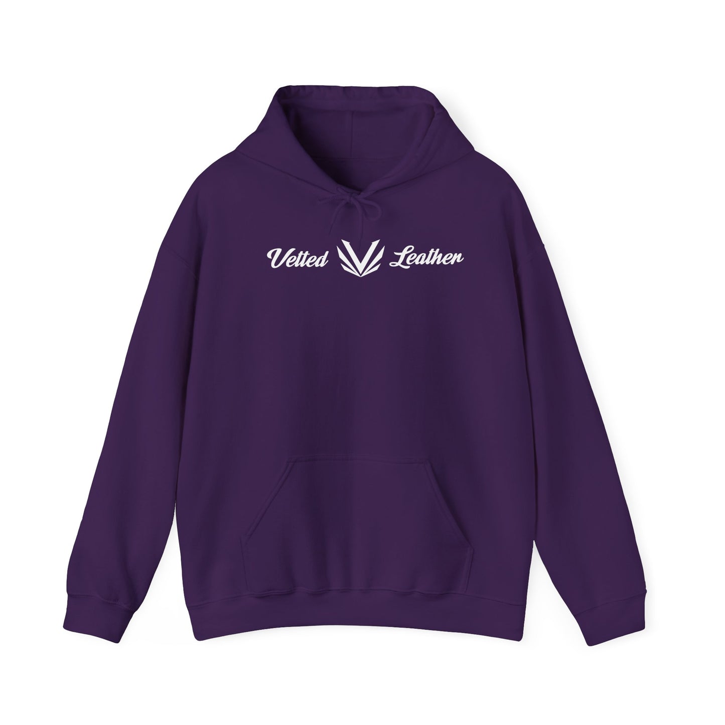 Vetted V Leather Hoodie Gildan