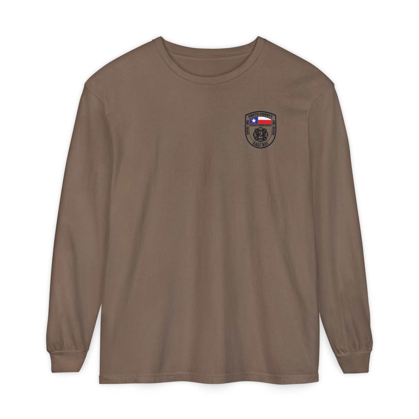 Smith County ESD2 Wildland Div. Long Sleeve Shirt (On Duty) Comfort Colors