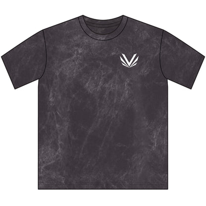 BBO Women's Vintage Crewneck Tee — Distressed Black Graphic T-Shirt