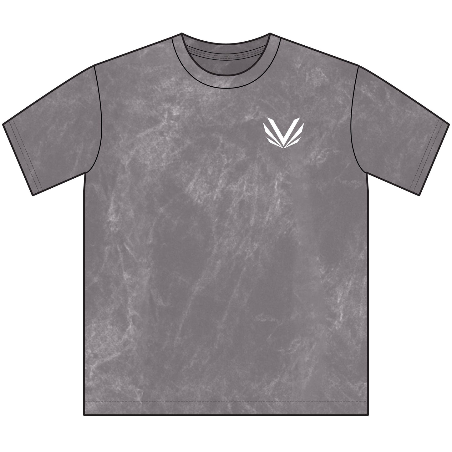 BBO Women's Vintage Crewneck Tee — Distressed Black Graphic T-Shirt