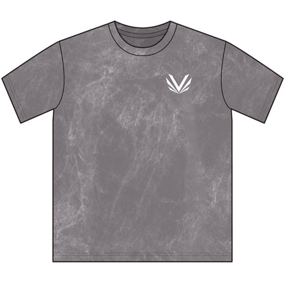BBO Women's Vintage Crewneck Tee — Distressed Black Graphic T-Shirt