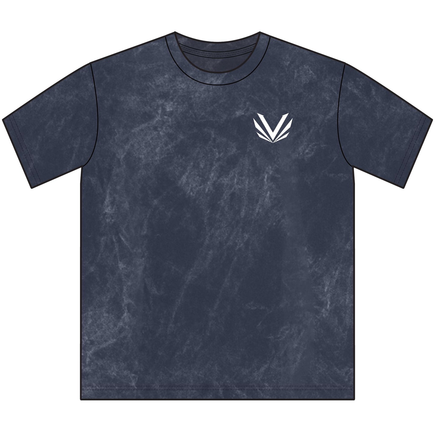BBO Women's Vintage Crewneck Tee — Distressed Black Graphic T-Shirt