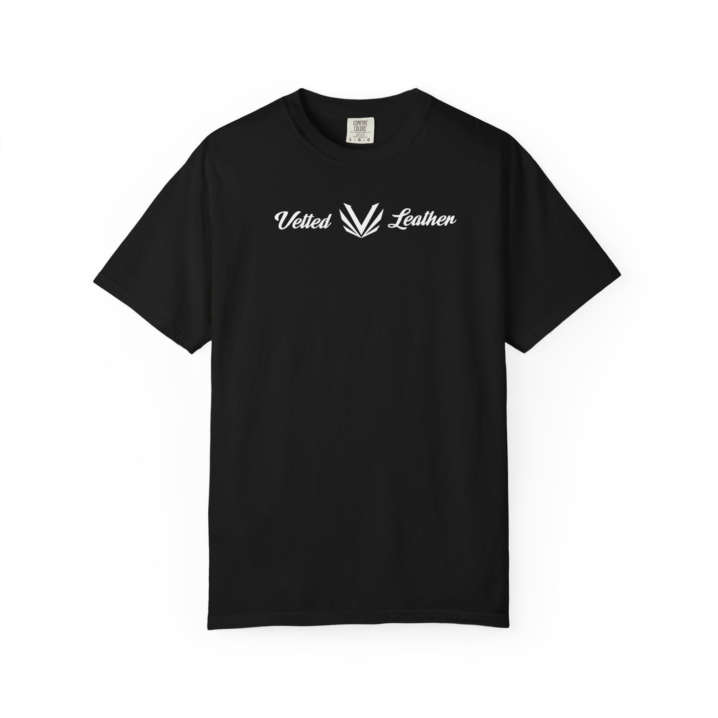 Vetted V Leather T-Shirt Comfort Colors (Front Only)