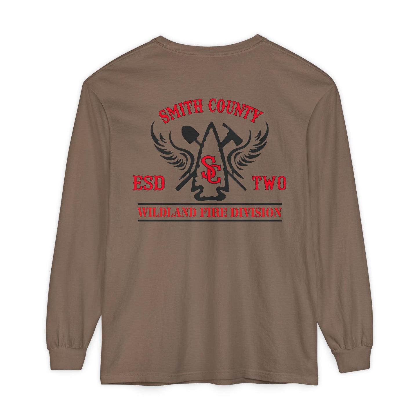 Smith County ESD2 Wildland Div. Long Sleeve Shirt (On Duty) Comfort Colors