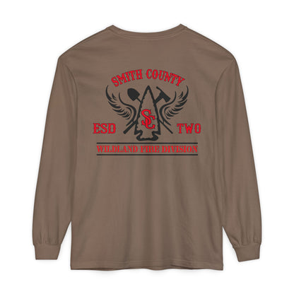 Smith County ESD2 Wildland Div. Long Sleeve Shirt (On Duty) Comfort Colors