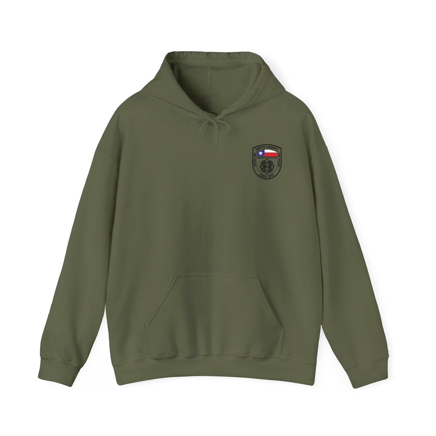 Smith County ESD2 Wildland Div. Hoodie (On Duty) Gildan