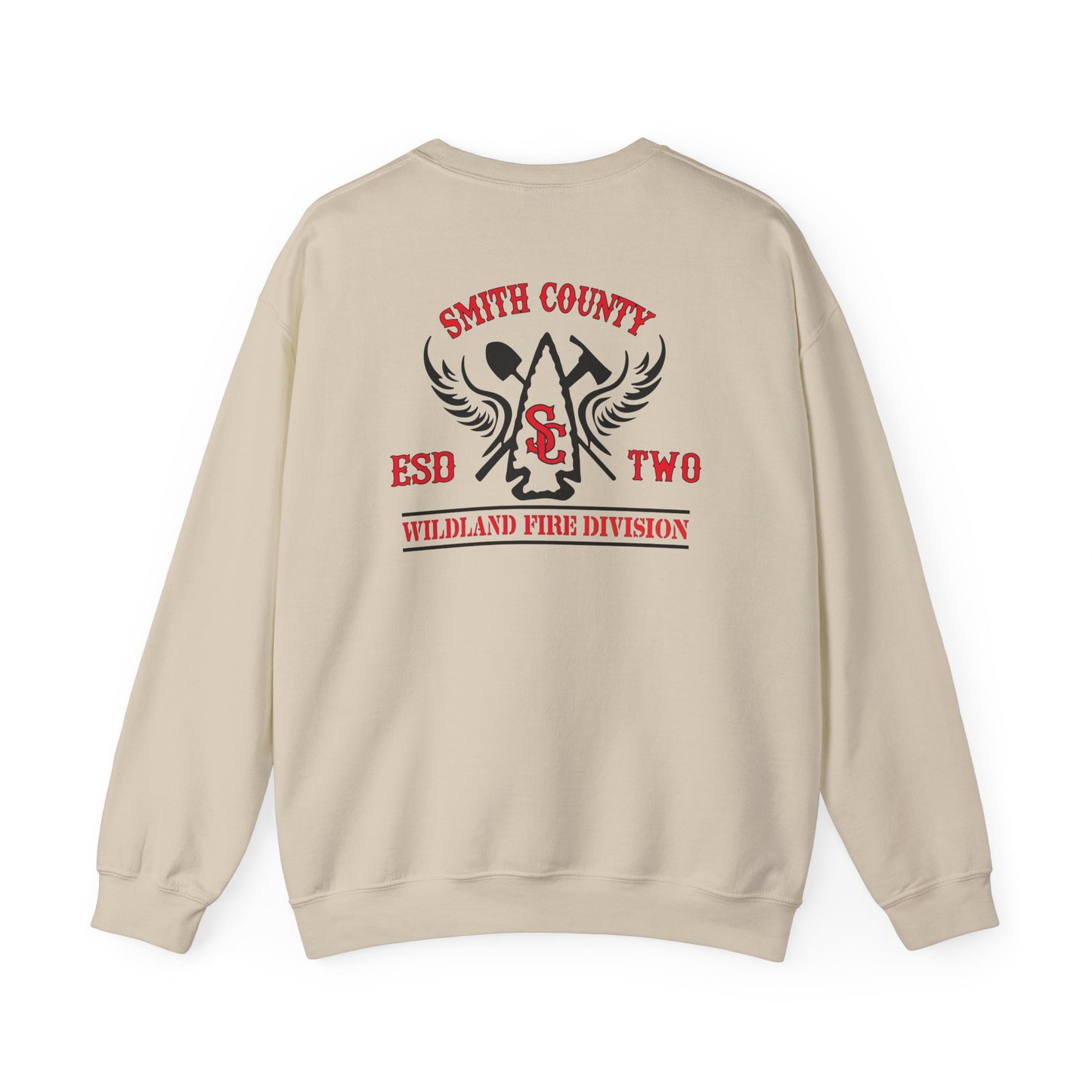 Smith County ESD2 Wildland Div. Sweatshirt (On Duty) Gildan