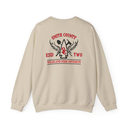 Smith County ESD2 Wildland Div. Sweatshirt (On Duty) Gildan
