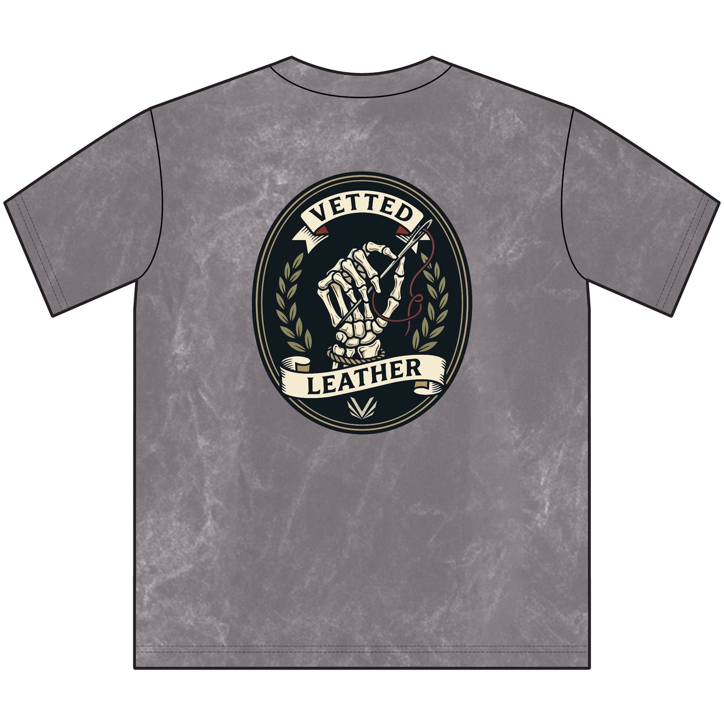 BBO Women's Vintage Crewneck Tee — Distressed Black Graphic T-Shirt