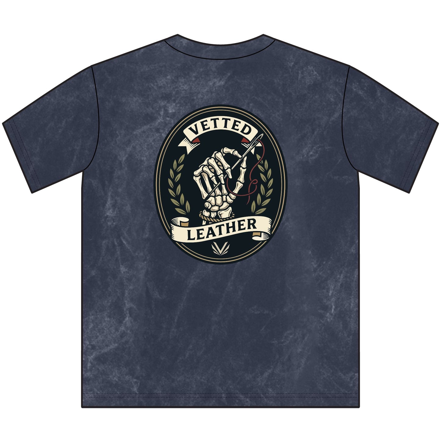 BBO Women's Vintage Crewneck Tee — Distressed Black Graphic T-Shirt