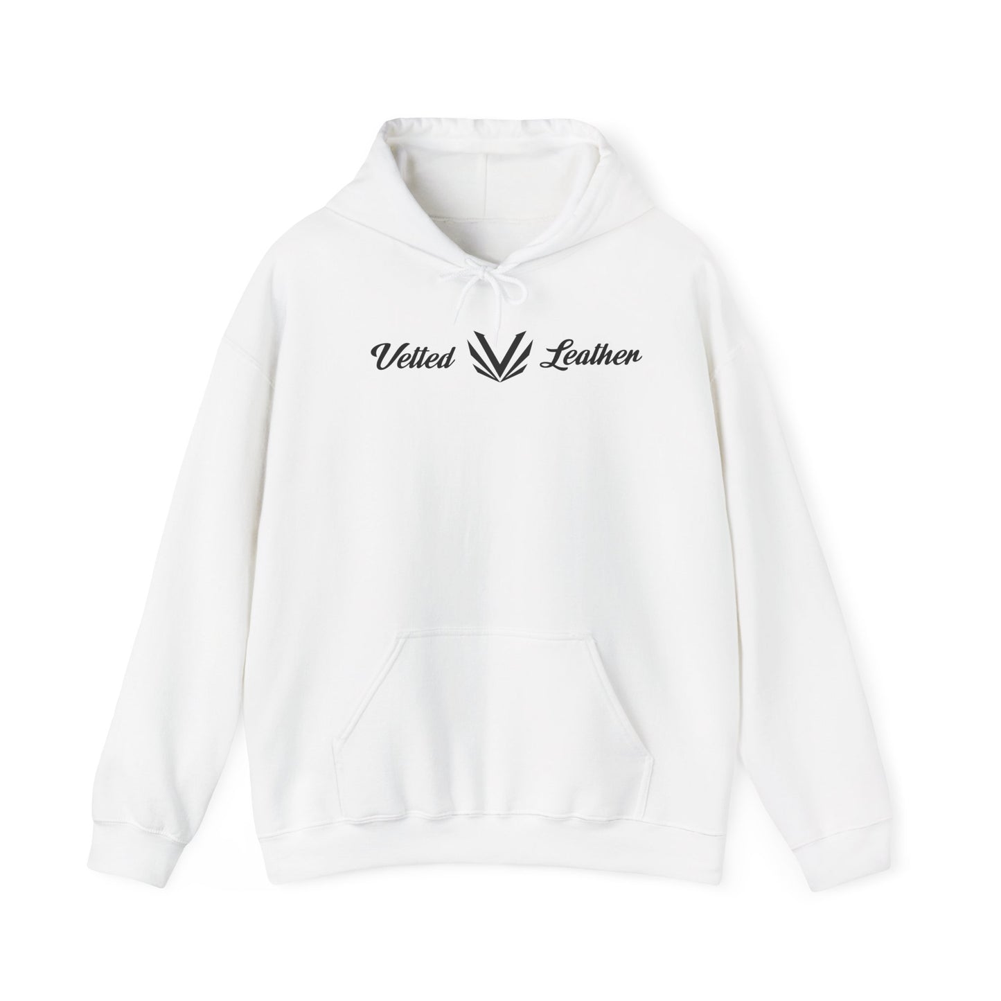 Vetted V Leather Hoodie Gildan