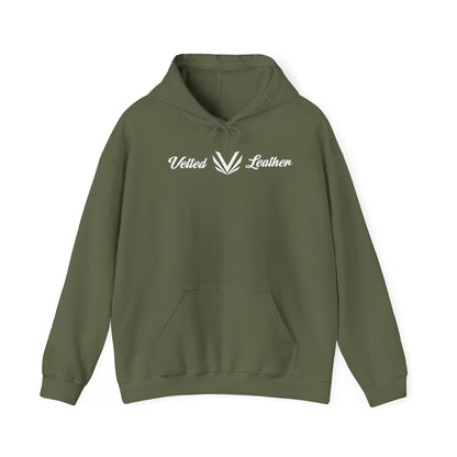 Vetted V Leather Hoodie Gildan