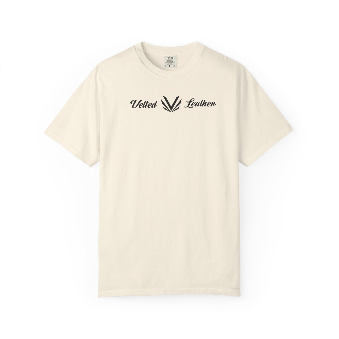 Vetted V Leather T-Shirt Comfort Colors (Front Only)