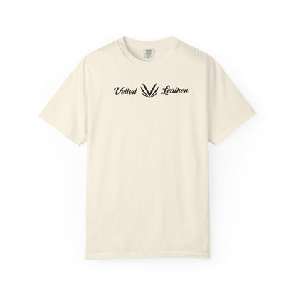 Vetted V Leather T-Shirt Comfort Colors (Front Only)
