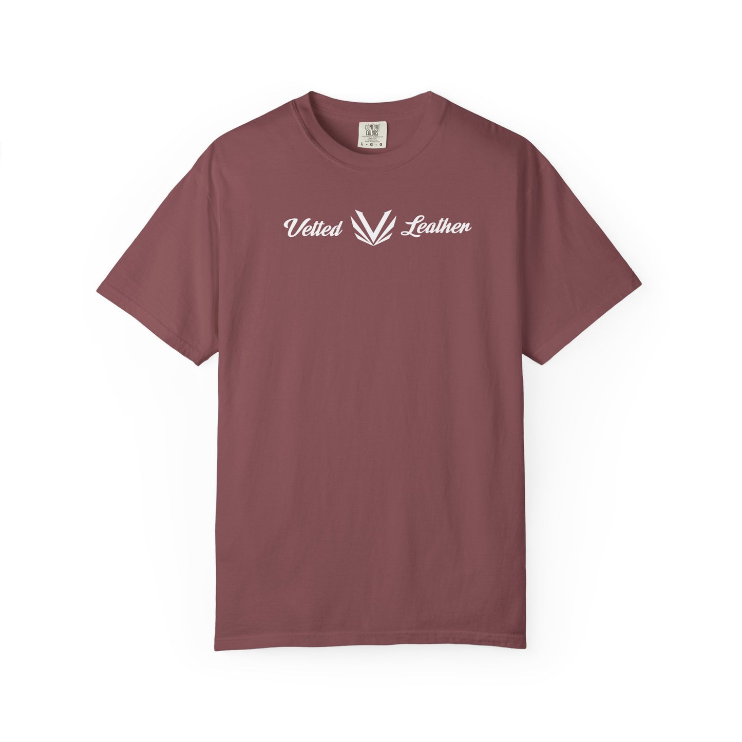 Vetted V Leather T-Shirt Comfort Colors (Front Only)