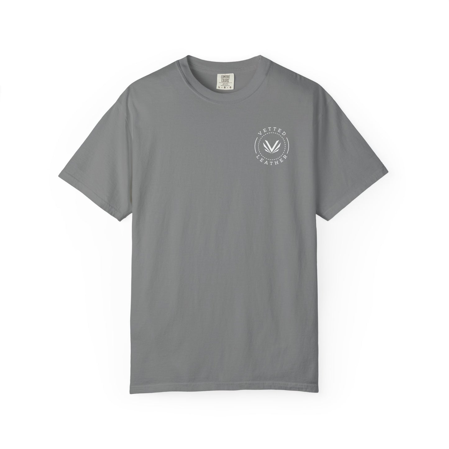 Vetted Leather T-Shirt Comfort Colors (Front Only)