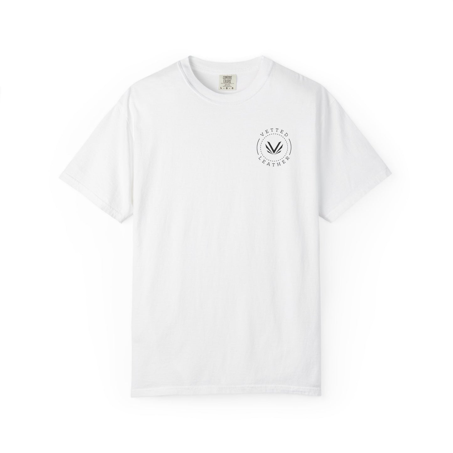 Vetted Leather T-Shirt Comfort Colors (Front Only)