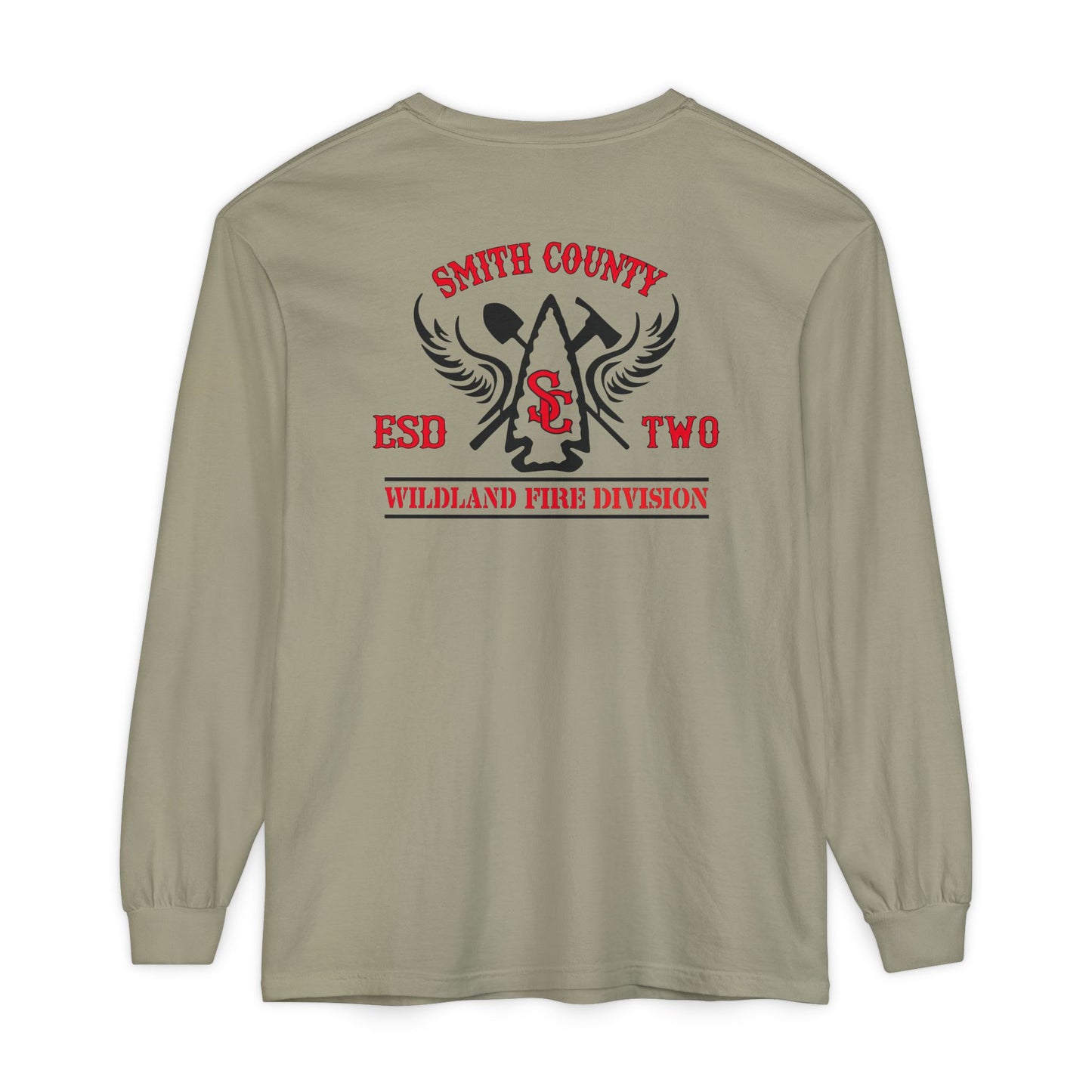 Smith County ESD2 Wildland Div. Long Sleeve Shirt (On Duty) Comfort Colors