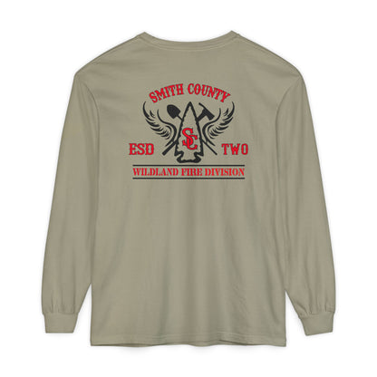 Smith County ESD2 Wildland Div. Long Sleeve Shirt (On Duty) Comfort Colors
