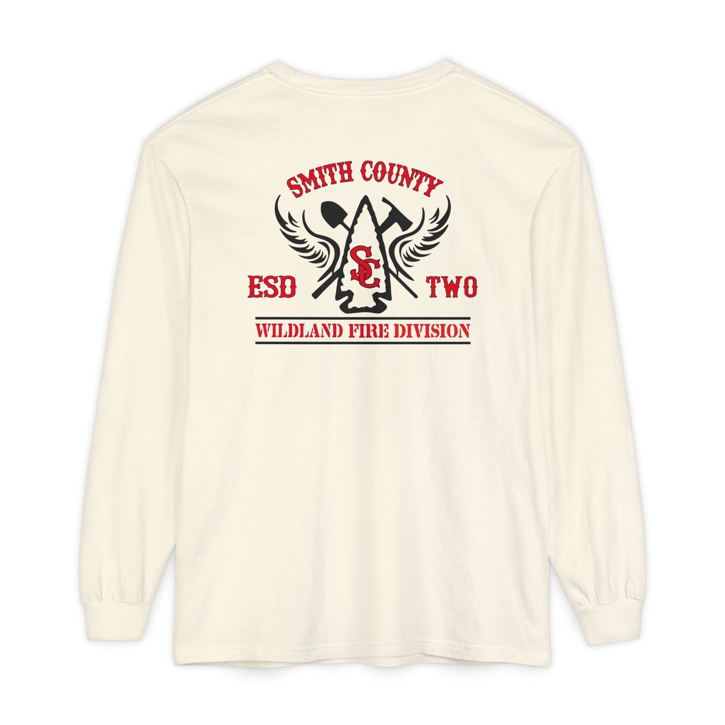 Smith County ESD2 Wildland Div. Long Sleeve Shirt (On Duty) Comfort Colors
