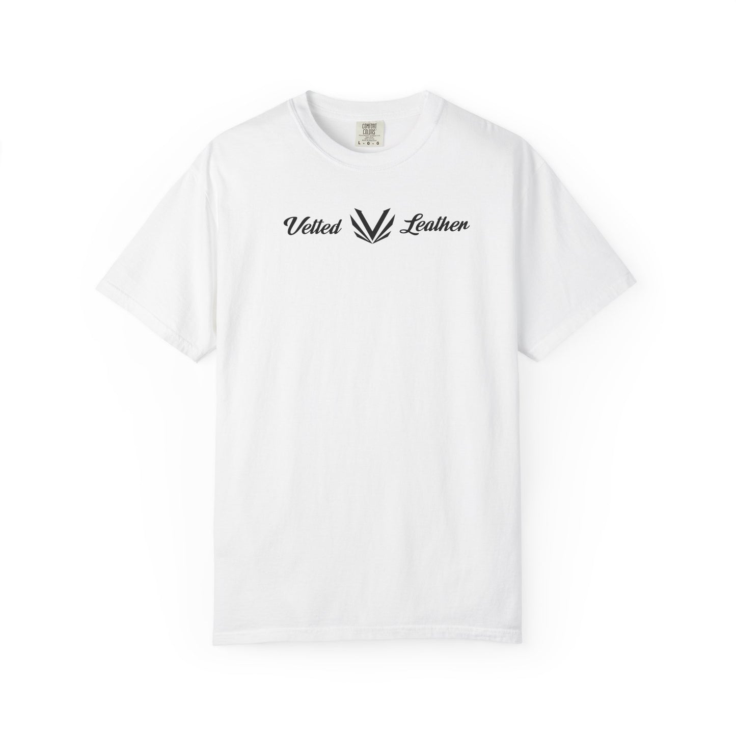 Vetted V Leather T-Shirt Comfort Colors (Front Only)