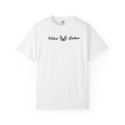 Vetted V Leather T-Shirt Comfort Colors (Front Only)
