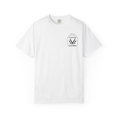 Vetted Leather Shield T-Shirt Comfort Colors
