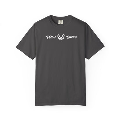 Vetted V Leather T-Shirt Comfort Colors (Front Only)