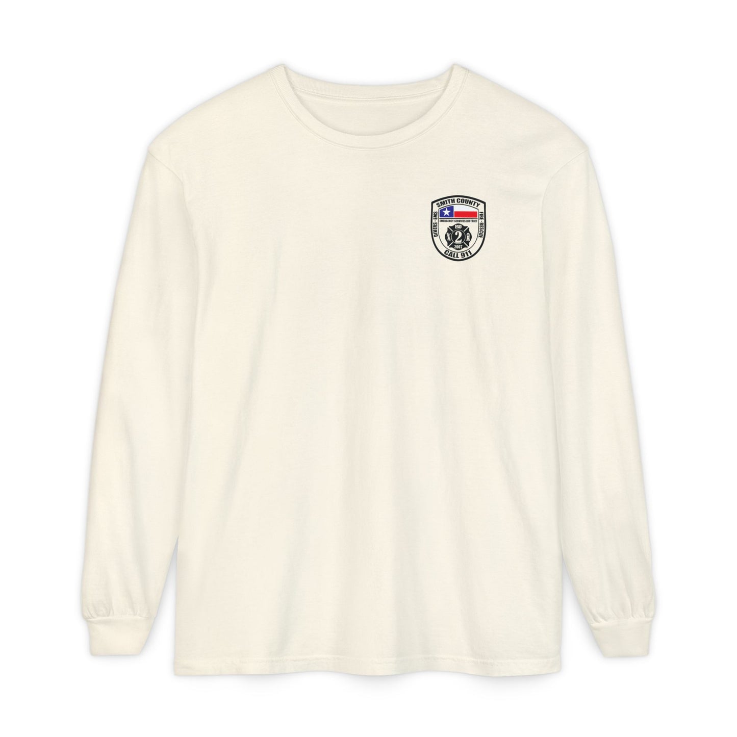 Smith County ESD2 Wildland Div. Long Sleeve Shirt (On Duty) Comfort Colors