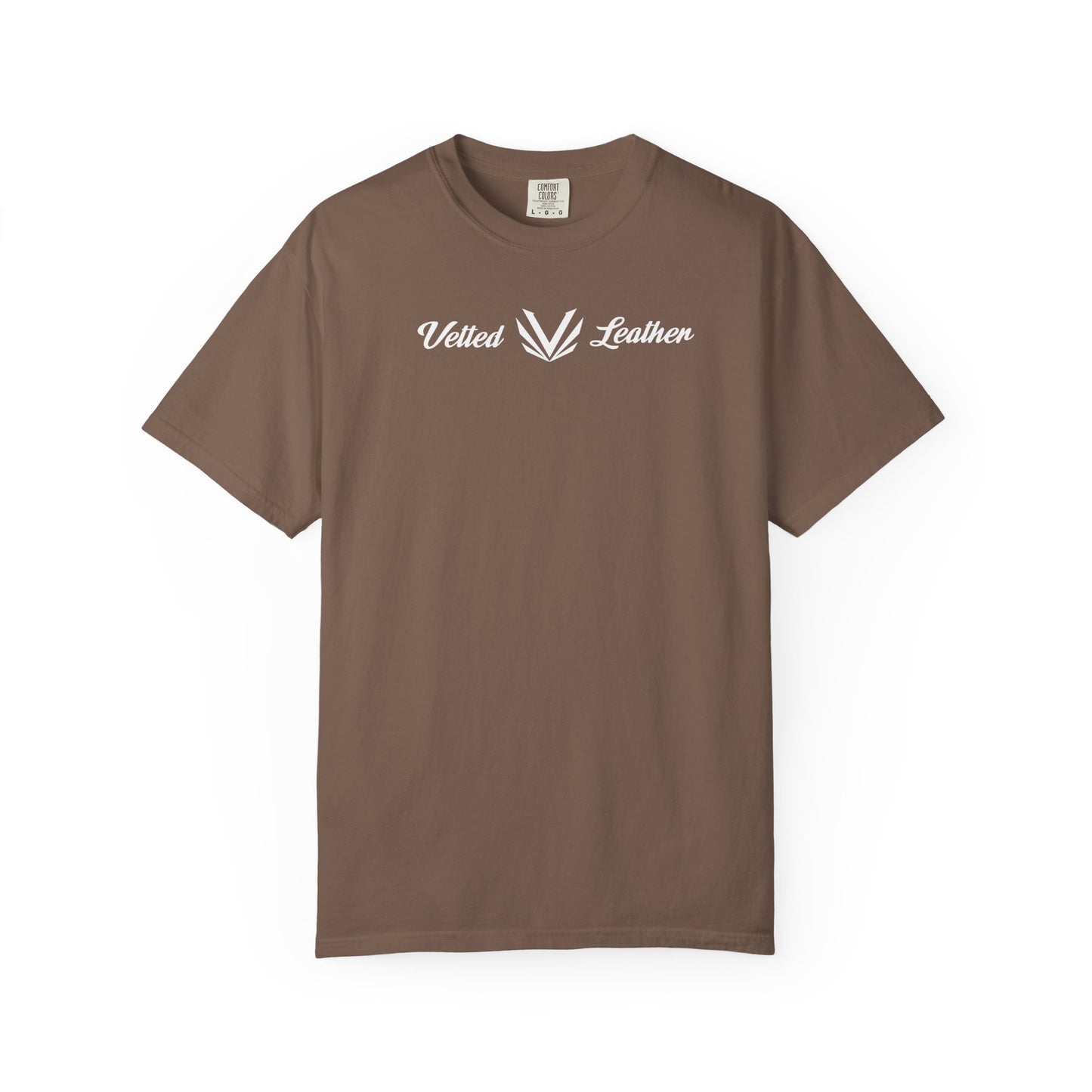 Vetted V Leather T-Shirt Comfort Colors (Front Only)