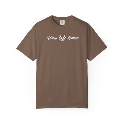Vetted V Leather T-Shirt Comfort Colors (Front Only)