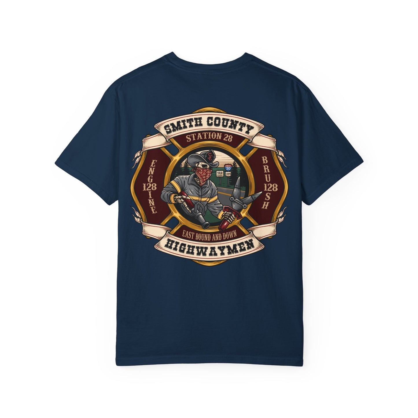 Engine Co. 128 T-Shirt (Off Duty) Comfort Colors
