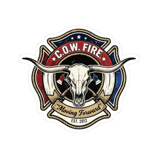 C.O.W. Station Logo Sticker