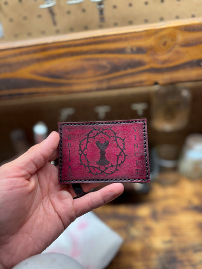 Leather "Veritas Vincit" Patch